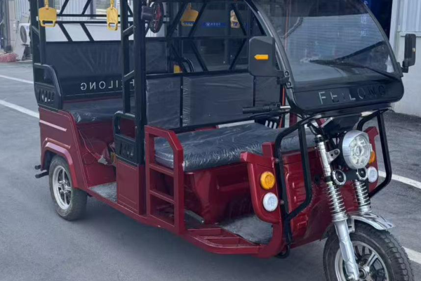 tuktuk Electric 3 Wheel Motorcycle – 1.3M P&L 8-Passenger – 2000W DC Motor, 8 Passengers Max Capacity, 35km/h, Lithium or Lead-Acid Battery